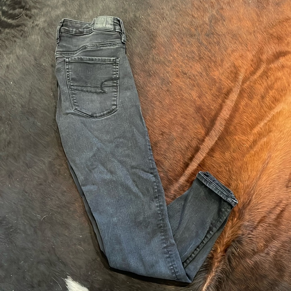 Black Next Level Stretch American Eagle Jeans